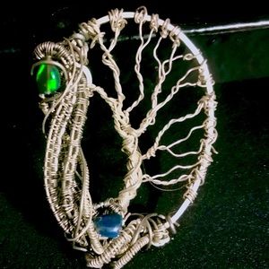 Opal Tree of Life Pendant
